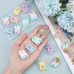 16Pcs 8 Style Food Grade Eco-Friendly Silicone Beads&nbsp;SIL-CA0001-48