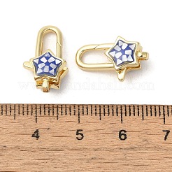 Brass Lobster Claw Clasps&nbsp;KK-K385-017G