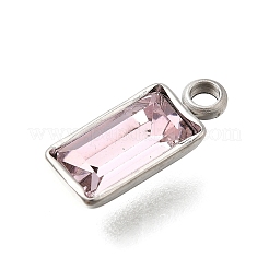 304 Stainless Steel Rhinestone Pendants&nbsp;STAS-Z125-11P