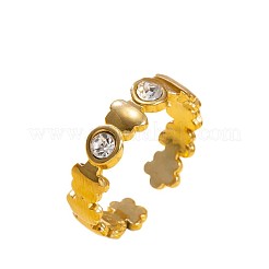 304 Stainless Steel Cuff Open Rings&nbsp;WGD6E8F-01
