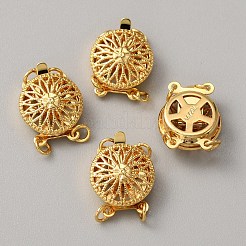 Brass Box Clasps&nbsp;LS-KK-WH0079-16A-G