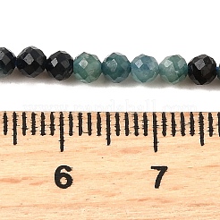 Natural Blue Tourmaline Beads Strands&nbsp;G-G259-D10-3mm