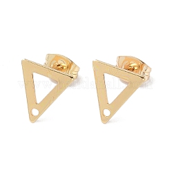 80Pcs 4 Style 201 & 304 Stainless Steel Stud Earring Findings&nbsp;STAS-BBC0001-74