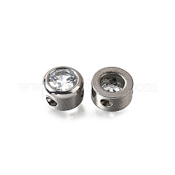 201 Stainless Steel Rhinestone Beads&nbsp;STAS-F318-02P