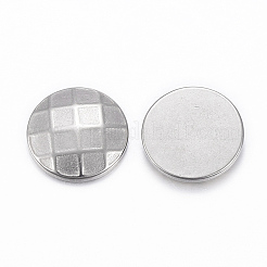 Tarnish Resistant 304 Stainless Steel Cabochons&nbsp;STAS-H398-28P