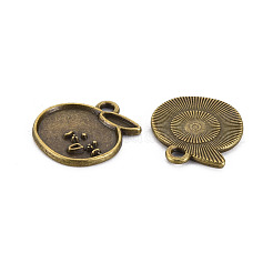Tibetan Style Alloy Pendant Enamel Settings&nbsp;PALLOY-N160-66AB