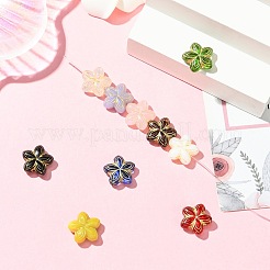 10Pcs 10 Colors Handmade Lampwork Beads&nbsp;LAMP-CJ0002-84