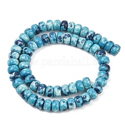 Dyed Synthetic Riverstone Beads Strands&nbsp;G-Z105-C01-01G