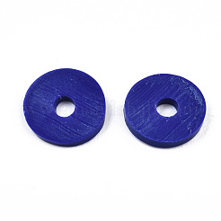Handmade Polymer Clay Beads&nbsp;CLAY-R067-6.0mm-B09