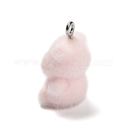 Flocky Opaque Resin Pendants&nbsp;LS-RESI-G112-03C