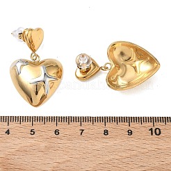 Valentine's Day 304 Stainless Steel Stud Earring for Women&nbsp;EJEW-K330-03GP