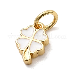 Brass Enamel Pendants&nbsp;KK-P338-25G-03
