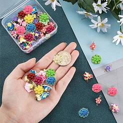 60Pcs 3 Style Handmade Polymer Clay Links Connectors&nbsp;FIND-SC0001-85