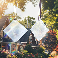 Transparent Glass Pendants&nbsp;GLAA-SP0001-18A