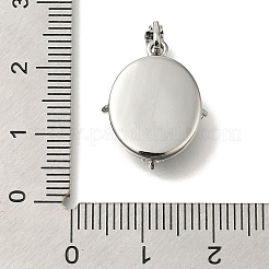 Brass Micro Pave Cubic Zirconia Pendants&nbsp;KK-K388-24P