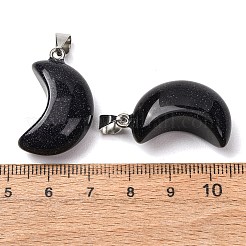 Synthetic Blue Goldstone Pendants&nbsp;G-F820-02L-14