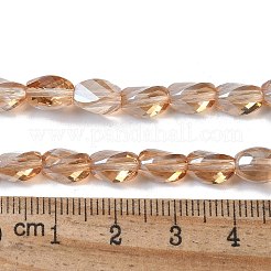 Electroplate Glass Beads Strands&nbsp;EGLA-L045-C-PL04
