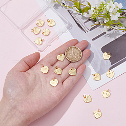 16Pcs Brass Charms&nbsp;KK-ME0002-15