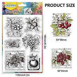 PVC Plastic Clear Stamps&nbsp;DIY-WH0631-0748