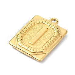 Ion Plating(IP) 304 Stainless Steel Pendants&nbsp;STAS-U033-01G-I
