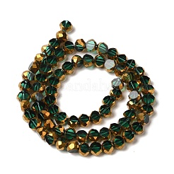 Electroplate Glass Beads Strands&nbsp;X-EGLA-P061-01B-06
