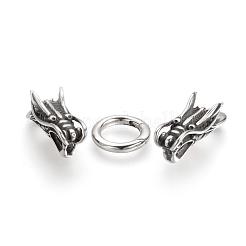 304 Stainless Steel Spring Gate Rings&nbsp;STAS-Q209-35