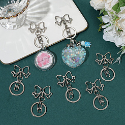 18Pcs Alloy Keychain Clasps&nbsp;KEYC-SC0001-74A-P