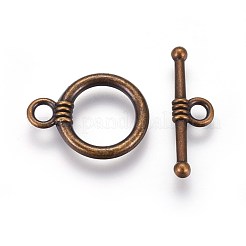 CCB Plastic Ring Toggle Clasps&nbsp;CCB-J027-77AB