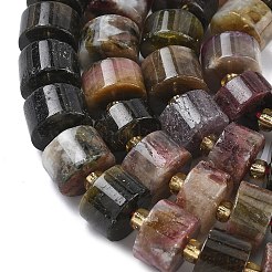 Natural Multicolor Tourmaline Beads Strands&nbsp;G-C270-I07-01