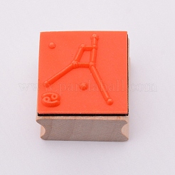 Wooden Stamps&nbsp;DIY-WH0175-46D