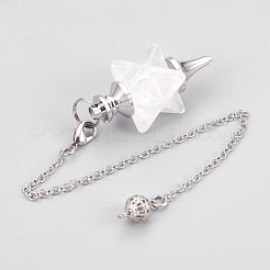 Natural Quartz Crystal Dowsing Pendulums&nbsp;KK-F756-08F