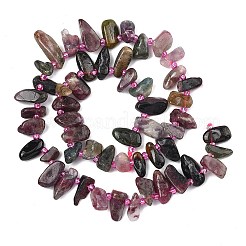 Natural Colorful Tourmaline Beads Strands&nbsp;G-F821-C01-01