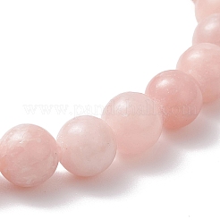 Natural Pink Opal Round Beaded Stretch Bracelets for Women&nbsp;BJEW-JB12836-01