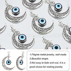 Alloy Hollow Moon Big Pendants&nbsp;FIND-NB0002-45