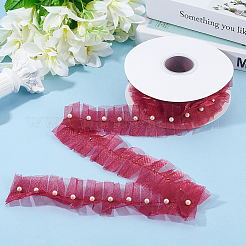 Polyester Embroidery Flower Lace Trim&nbsp;OCOR-WH20006-84B
