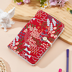 Linen Loose-leaf Planner Notebook Cover&nbsp;OFST-WH0050-042B-03