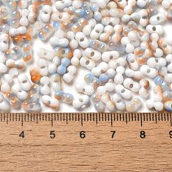 Two Tone Baking Paint Glass Seed Beads&nbsp;SEED-F005-01A-07