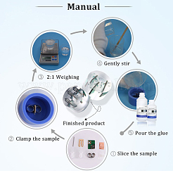 AHADEMAKER 50Pcs PE Plastic Sample Holders&nbsp;AJEW-GA0004-30