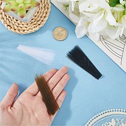 900Pcs 3 Colors Plastic Simulated Animal Whiskers for Crafts Needle Felting&nbsp;DIY-CY0002-73