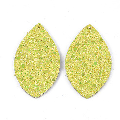 Polyester Fabric Big Pendants&nbsp;FIND-T059-016G