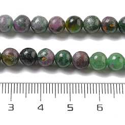 Natural Ruby in Zoisite Beads Strands&nbsp;G-R011-A02-03