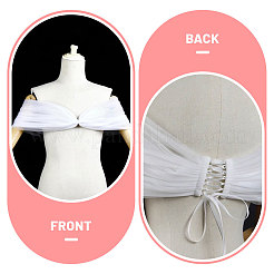 1Pc Polyester Gauze Tippet&nbsp;AJEW-GL0003-25A-01