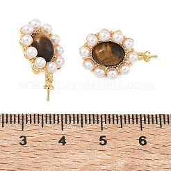 Brass Peg Bails Pendants&nbsp;KK-C172-17A-G