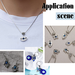 50Pcs 5 Style Tibetan Style Alloy Bead Frame&nbsp;FIND-PH0010-27