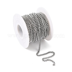 Tarnish Resistant 304 Stainless Steel Curb Chains&nbsp;CHS-R008-05