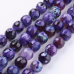 Natural Fire Crackle Agate Beads Strands&nbsp;G-E399-01A