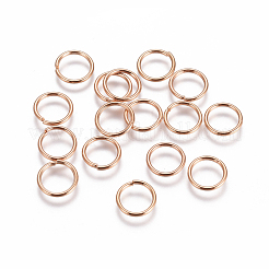 304 Stainless Steel Open Jump Rings&nbsp;STAS-E484-72I-RG