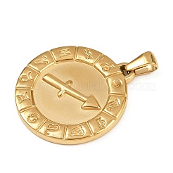 304 Stainless Steel Pendants&nbsp;STAS-C131-04G-12
