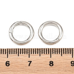 Brass Spring Gate Rings&nbsp;KK-H292-58D-P
