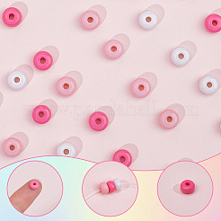 600Pcs 3 Colors Opaque Acrylic Beads&nbsp;MACR-SP0001-23A